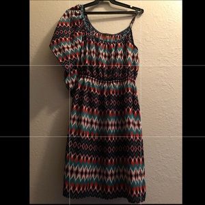 beautiful One shoulder soprano dress